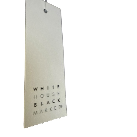 White House Black Market Halter Houndstooth Black & White Sheath Dress 4 NWT - Picture 6 of 11